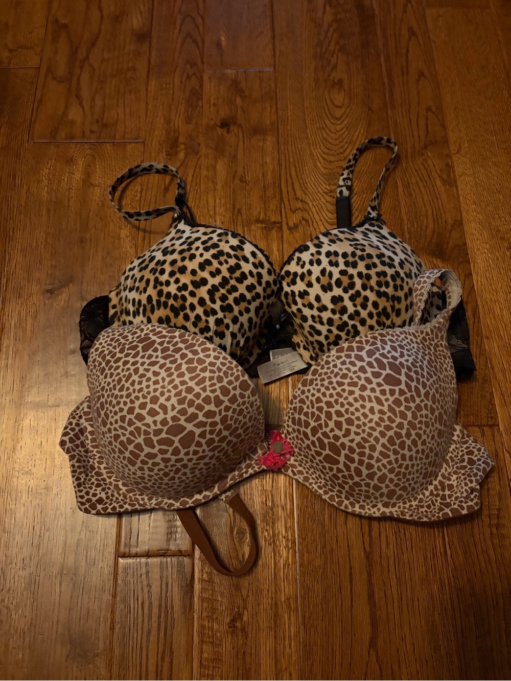 Victoria secret bras 36c Leopard Print Push-Up Bra - Nude/Tan